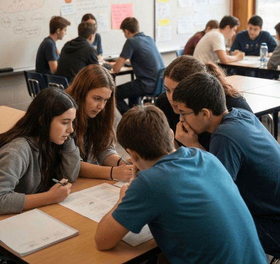 Student receiving study abroad counseling